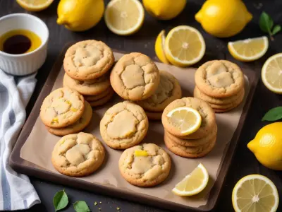 Cookies Salés Artichauts et Citron