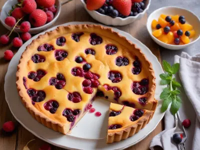 Clafoutis Gourmand aux Brugnons d'Été