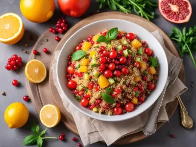Salade de Quinoa aux Agrumes et Grenade