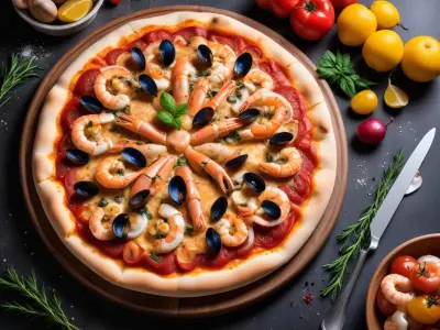 Pizza aux Fruits de Mer Frais