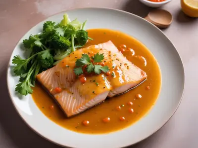 Poisson vapeur sauce gingembre