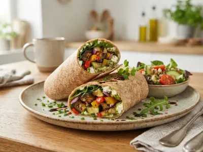 Wrap de légumes grillés