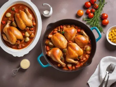 Poulet basquaise savoureux au Cookeo