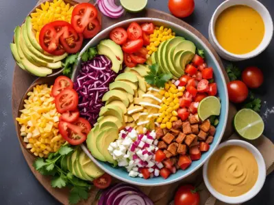 Salade Mexicaine Fraîche et Colorée