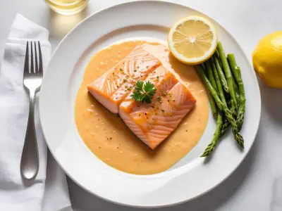 Pavé de Saumon Sauce Citron