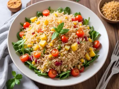 Salade de Riz Méditerranéenne Estivale