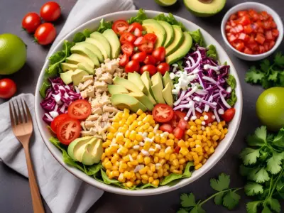 Salade Mexicaine Fraîche et Colorée