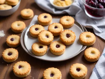Mini Sablés au Parmesan et Raisins Secs