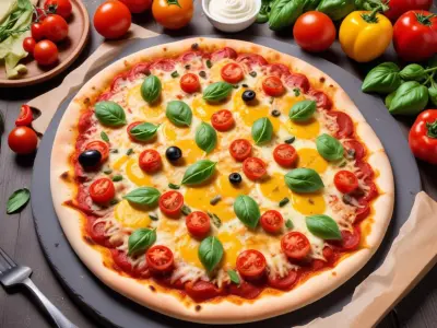 Pizza Estivale aux Légumes du Soleil