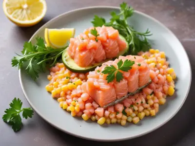 Tartare de Saumon Frais et Citronné