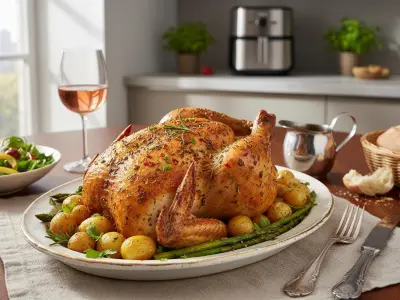 Poulet Rôti aux Herbes au Airfryer Cosori