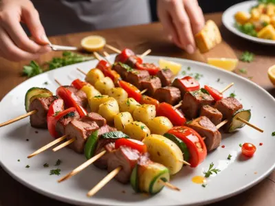 Brochettes fraîcheur printanière