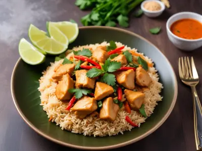 Pad Thaï au Poulet Maison