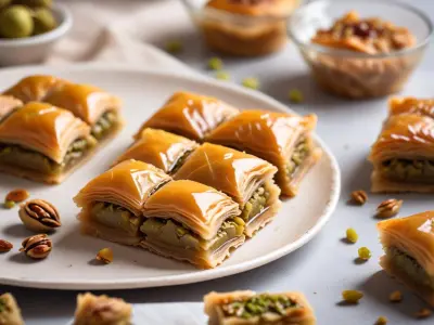 Baklava aux pistaches et miel