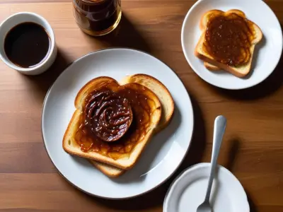 Toast à la Vegemite