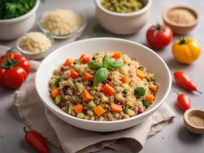 Quinoa aux légumes méditerranéens au Cookeo