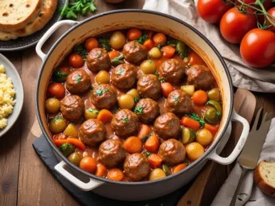 One Pot Boulettes de Viande aux Légumes