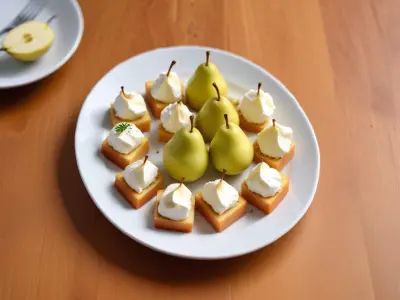 Mini Bricks Poire et Chèvre Frais