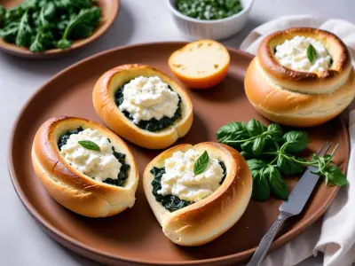 Chaussons aux épinards et ricotta