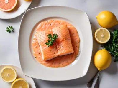 Pavé de Saumon à la Crème Citronnée