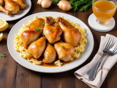 Suprêmes de poulet à la moutarde et miel