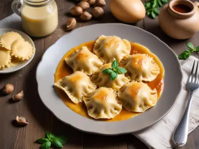 Raviolis aux champignons