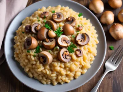 Risotto aux Champignons et Noisettes