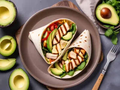 Wrap au Poulet Grillé et Avocat