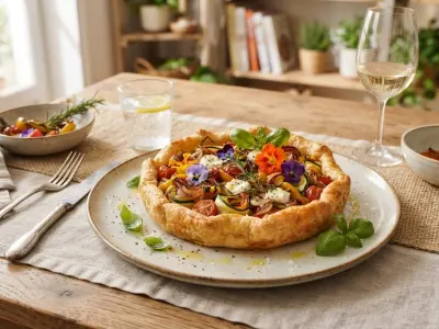 Tarte rustique aux poireaux et au chèvre frais