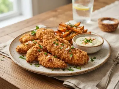 Tenders de Dinde Croustillants au Air Fryer