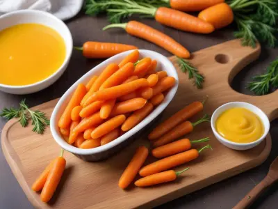 Carottes glacées au beurre