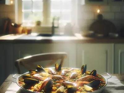 Paella aux fruits de mer