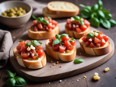 Bruschetta aux fèves et pecorino