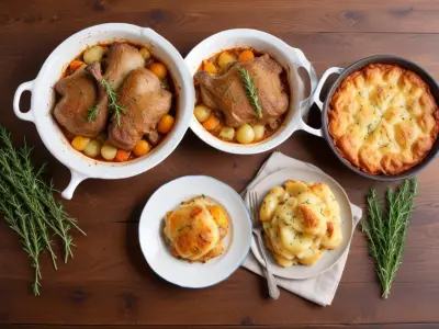 Agneau Pascal aux herbes printanières avec gratin dauphinois