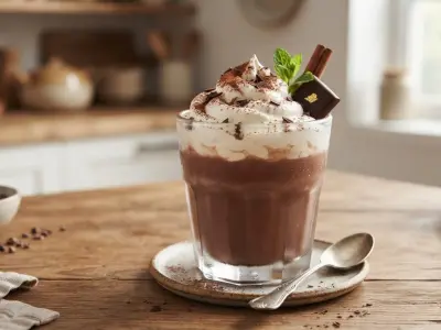 Chocolat froid crémeux et onctueux