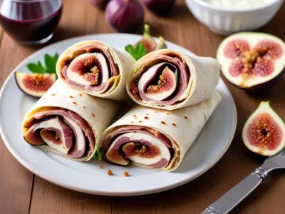 Wrap au Jambon de Parme, Figues et Ricotta