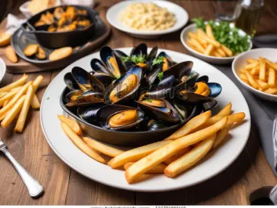 Moules Marinières et Frites Maison