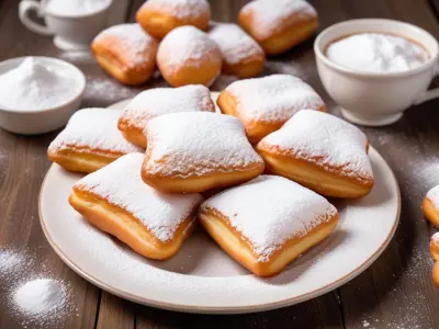 Beignets au sucre traditionnels