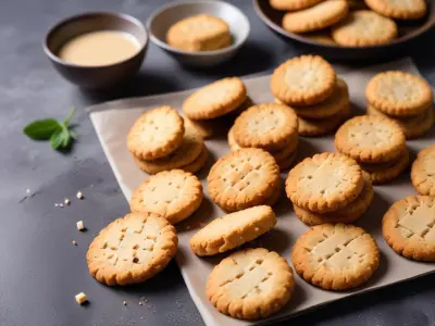 Cookies salés au tofu fumé et sésame