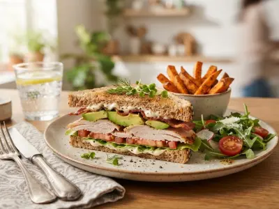 Sandwich complet dinde et avocat