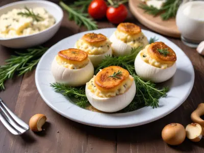 Champignons farcis au fromage de chèvre