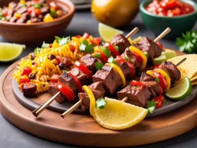 Brochettes de Boeuf Façon Tex-Mex