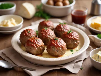 Boulettes de viande farcies au fromage