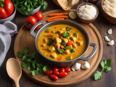 Curry de Légumes One Pot au Lait de Coco