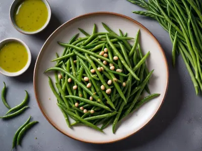 Haricots verts sautés à l'ail