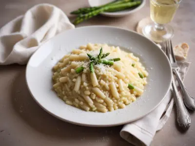 Risotto aux asperges et parmesan