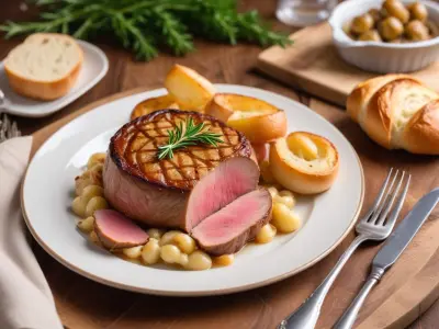Filet Mignon en Croûte aux Champignons et Jambon Cru