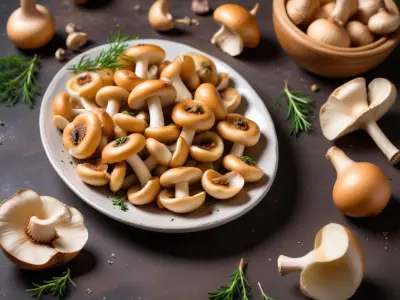 Poêlée de champignons persillés