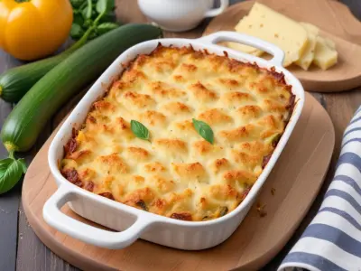 Gratin de courgettes au parmesan