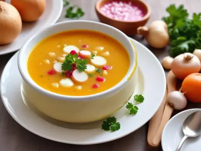 Soupe de Fanes de Radis Anti-Gaspi
